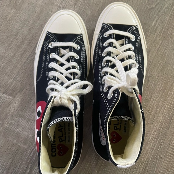 Converse PLAY COMME des GARCONS-WOMENS SIZE 11 MENS SIZE 9 - Picture 5 of 9